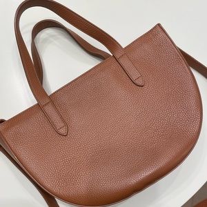 Cuyana Semi-Circle Bag Caramel